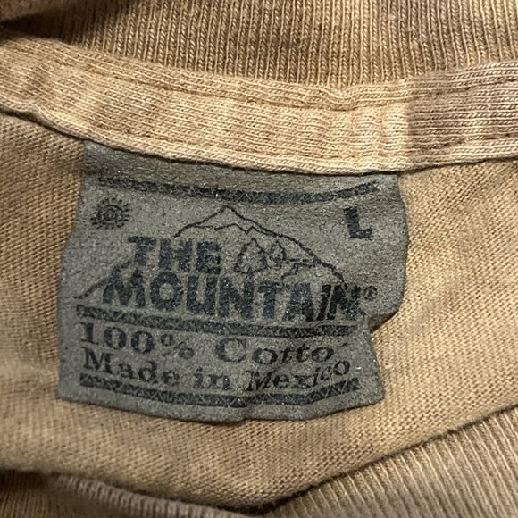 VTG The Mountain Soaring Eagle Graphic T Shirt Adult SZ LARGE Brown 1997 90s - Picture 9 of 10